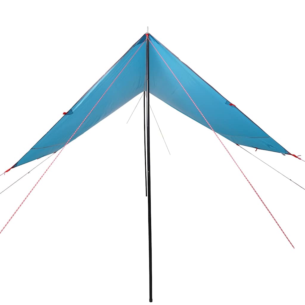 vidaXL Kampeerluifel waterdicht 430x380x210 cm blauw afbeelding