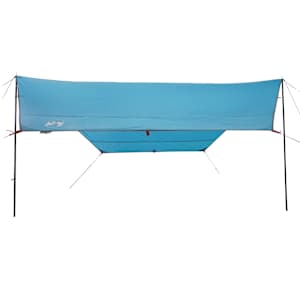 Kempingová plachta modrá 430 x 380 x 210 cm nepromokavá - obrázek 5