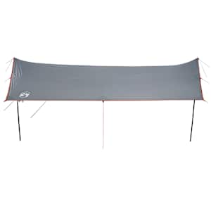 Kempingová plachta oranžová 460 x 305 x 210 cm nepromokavá - obrázek 5