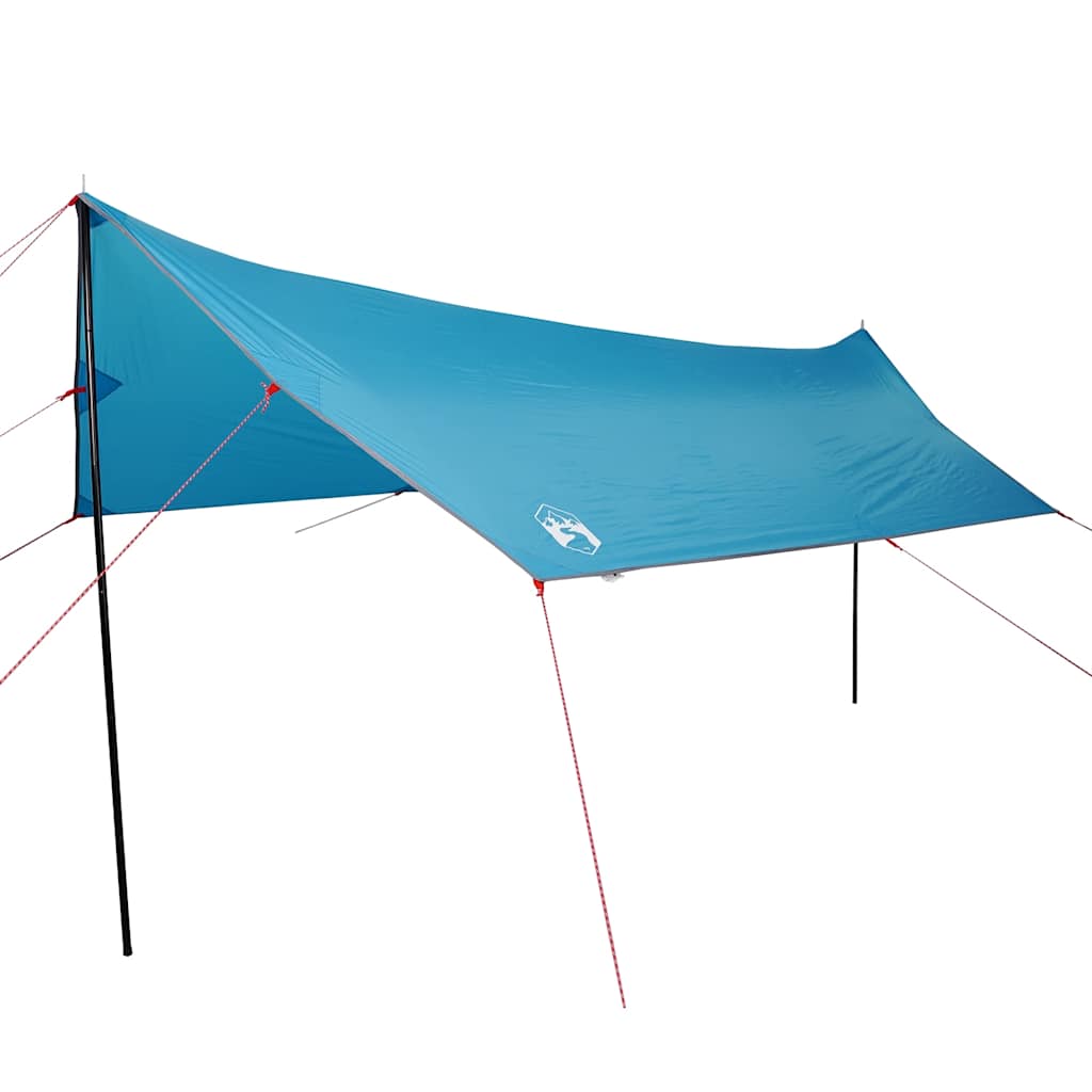 vidaXL Kempingová plachta modrá 460 x 305 x 210 cm nepromokavá