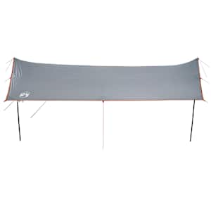 Kempingová plachta oranžová 460 x 305 x 210 cm nepromokavá - obrázek 5