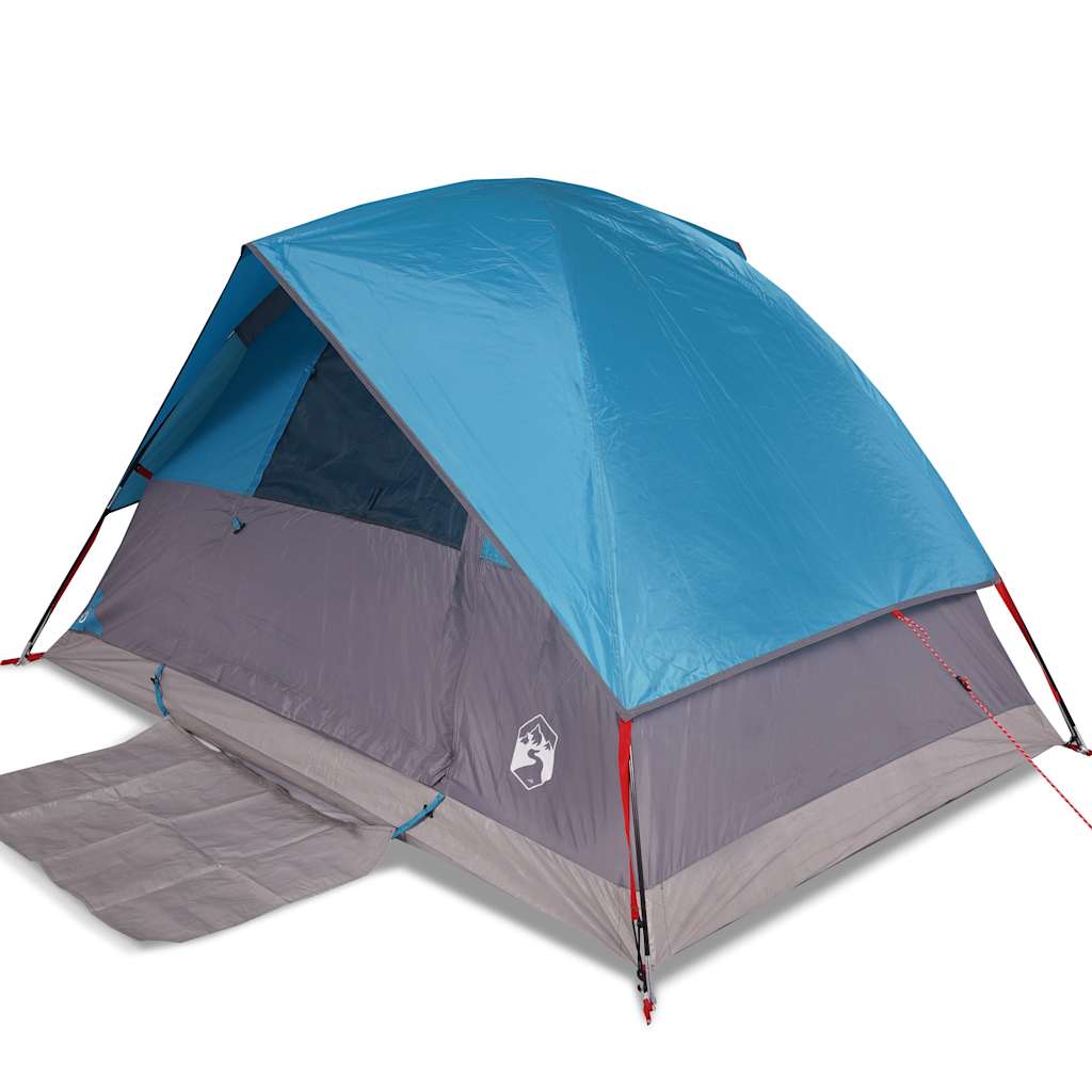 Thumbnail - vidaXL Kuppel-Campingzelt 2 Personen Blau Wasserdicht