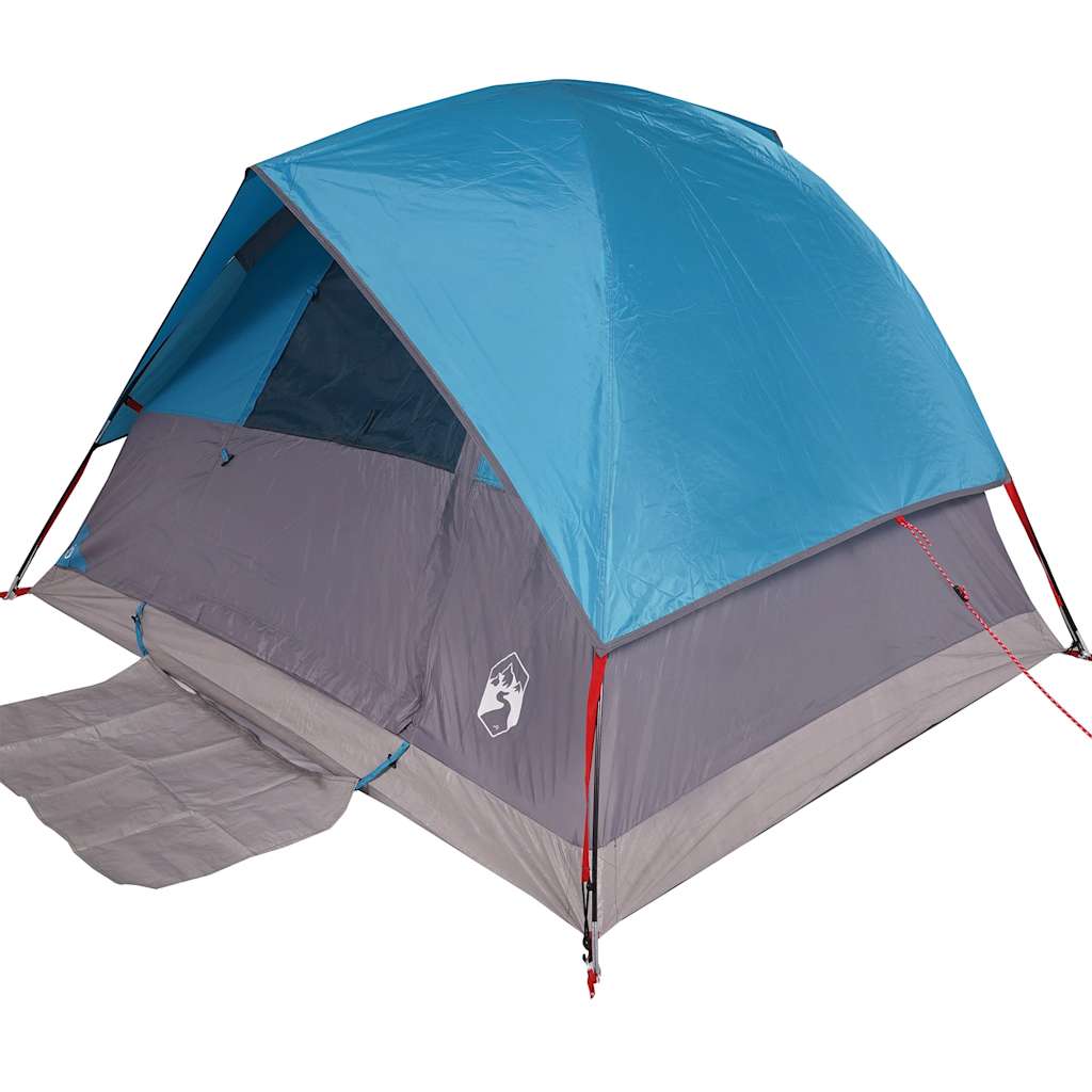 vidaXL Koepeltent 3-persoons waterdicht blauw afbeelding