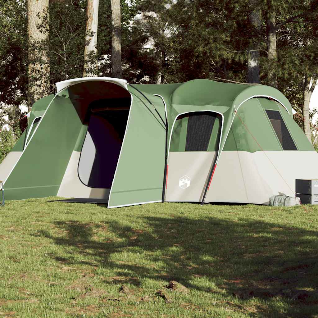 Photos - Tent VidaXL Family  Tunnel 16-Person Green Waterproof 