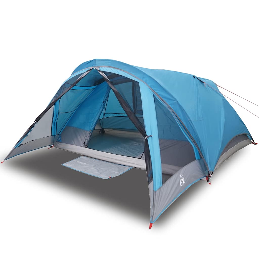 Thumbnail - vidaXL Campingzelt 4 Personen Blau Wasserdicht