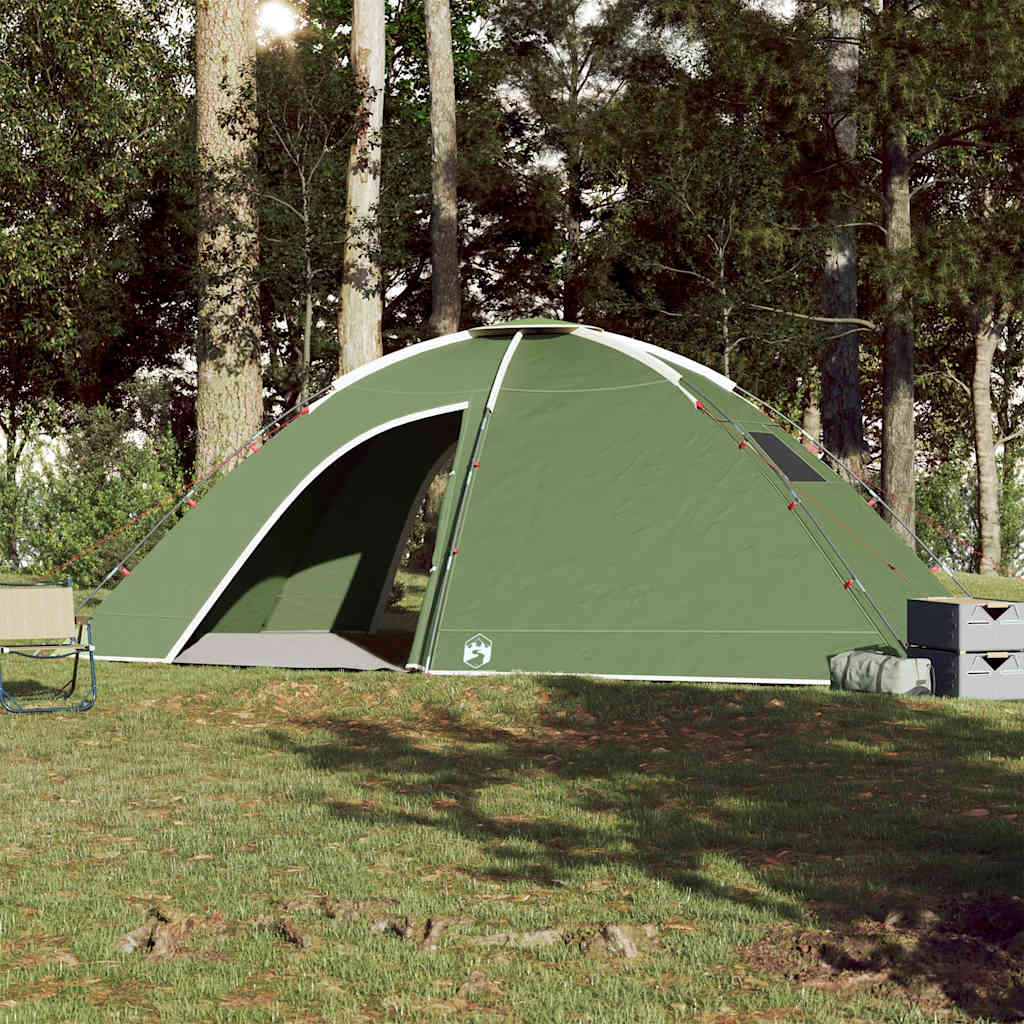 vidaXL Tent 8-persoons waterdicht groen afbeelding