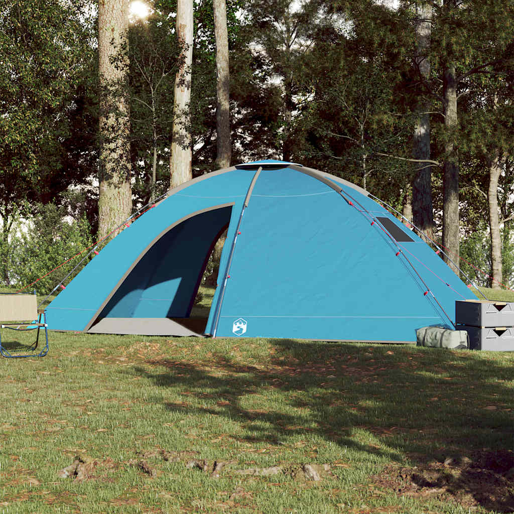 vidaXL Tent 8-persoons waterdicht blauw afbeelding