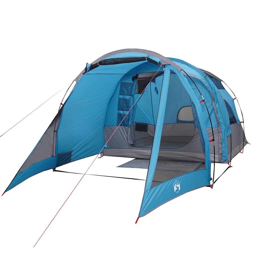 vidaXL Tunneltent 4-persoons waterdicht blauw afbeelding