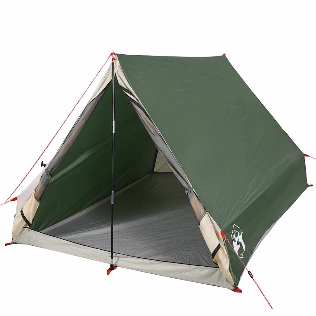 vidaXL Tent A-frame 2-persoons waterdicht groen afbeelding