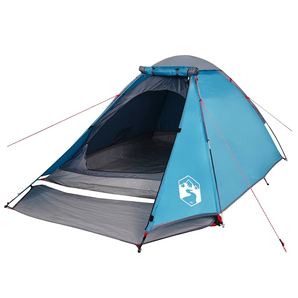 vidaXL Koepeltent 4-persoons waterdicht blauw afbeelding
