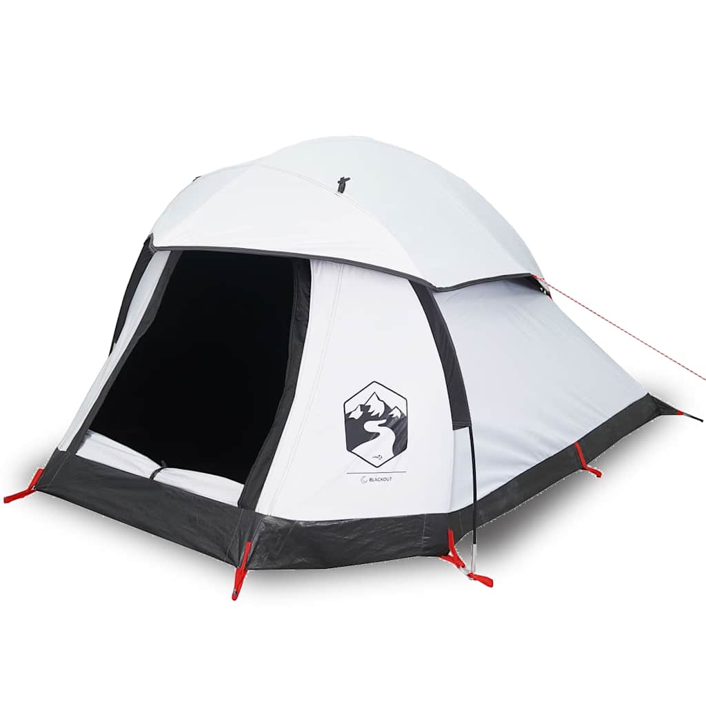 Thumbnail - vidaXL Kuppel-Campingzelt 1 Person Weiß Verdunkelt Wasserdicht