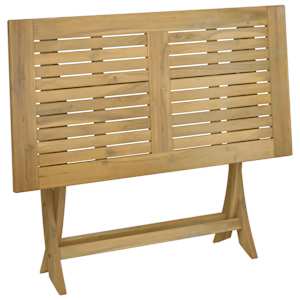 Skládací zahradní stůl 110 x 55 x 75 cm masivní akáciové dřevo - obrázek 7