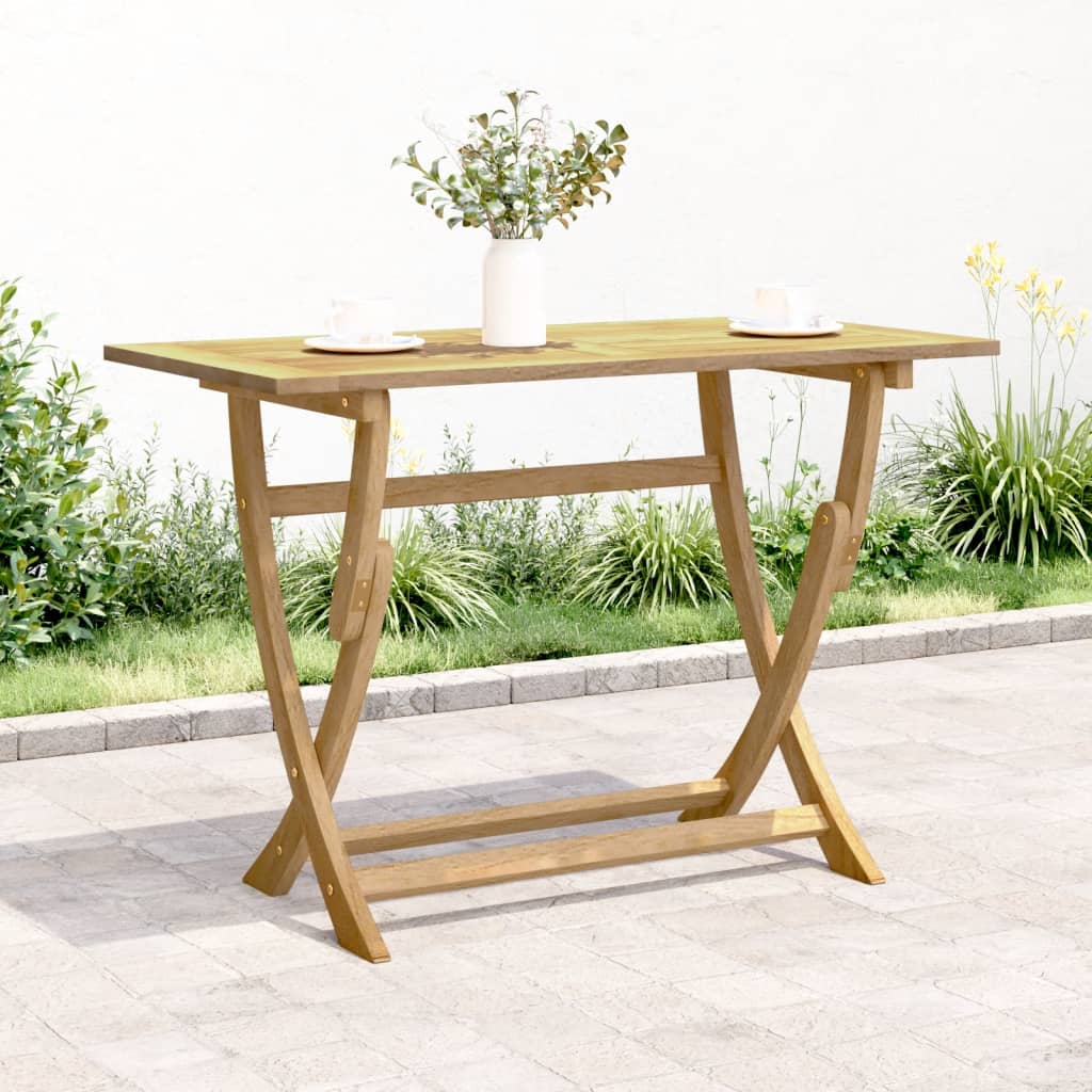 Gartentisch Klappbar 110x55x75 cm Massivholz Akazie