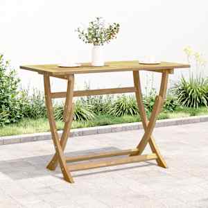 Skládací zahradní stůl 110 x 55 x 75 cm masivní akáciové dřevo - obrázek 1