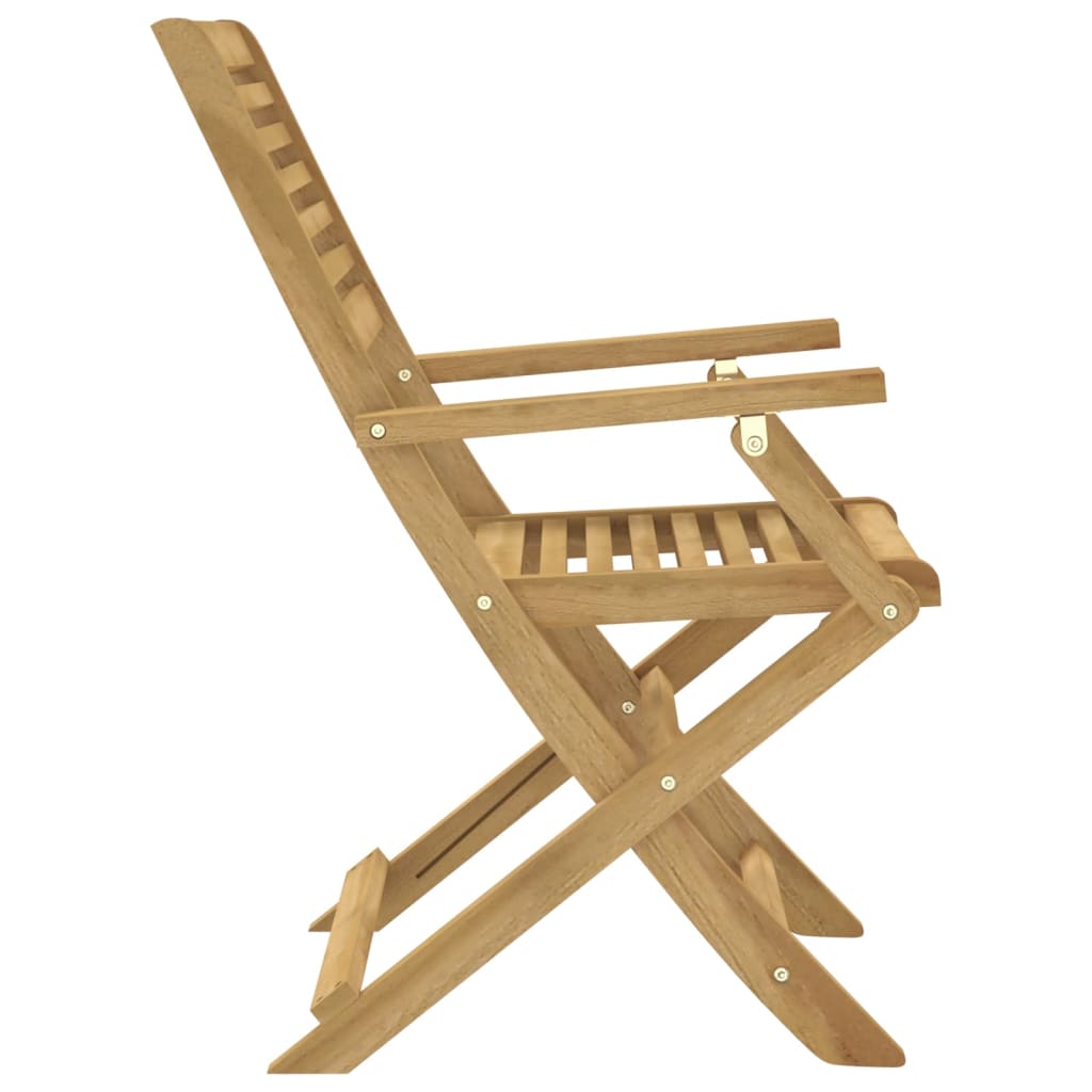 Folding Chairs 4 pcs 54.5x61.5x86.5 cm Solid Wood Acacia 365738