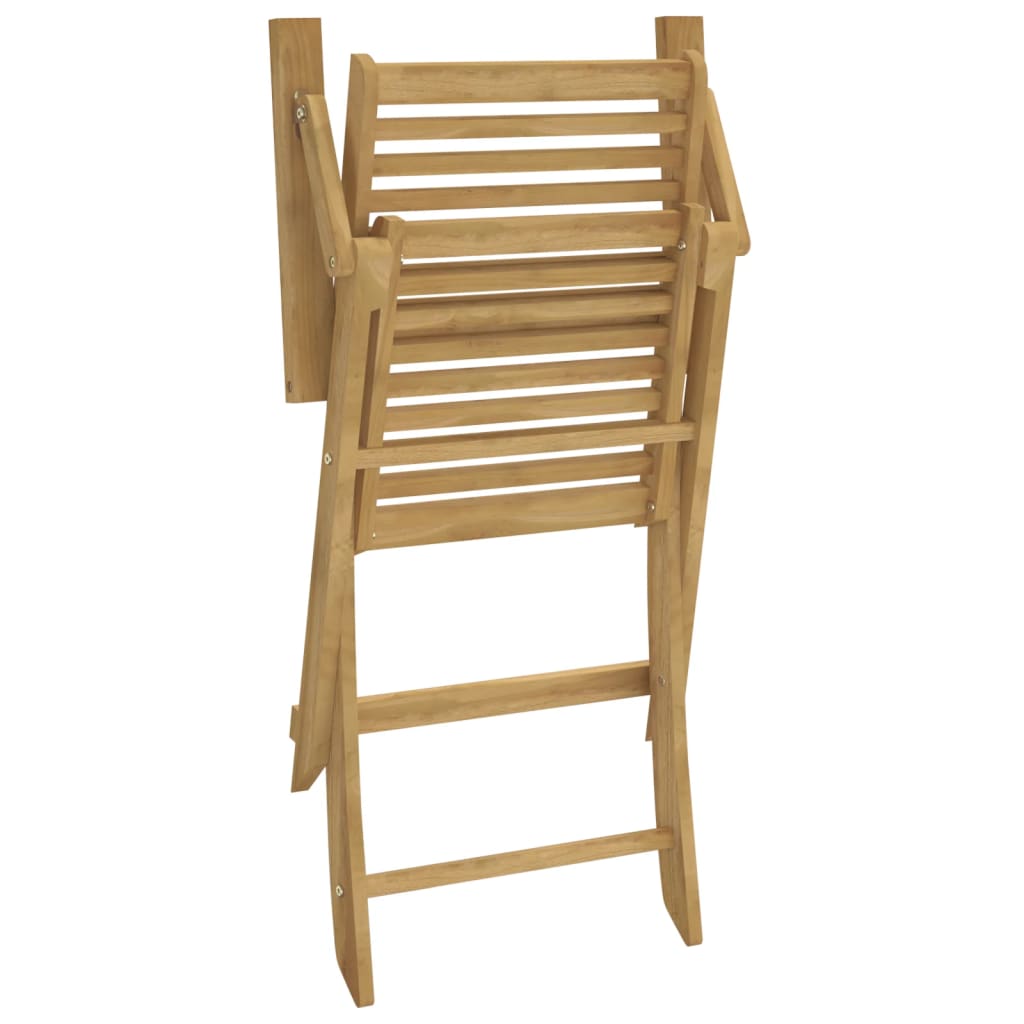 Folding Chairs 4 pcs 54.5x61.5x86.5 cm Solid Wood Acacia 365738