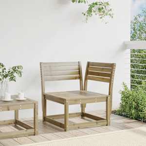 Zahradní pohovka rohová 73 x 73 x 78 cm impregnovaná borovice - obrázek 3