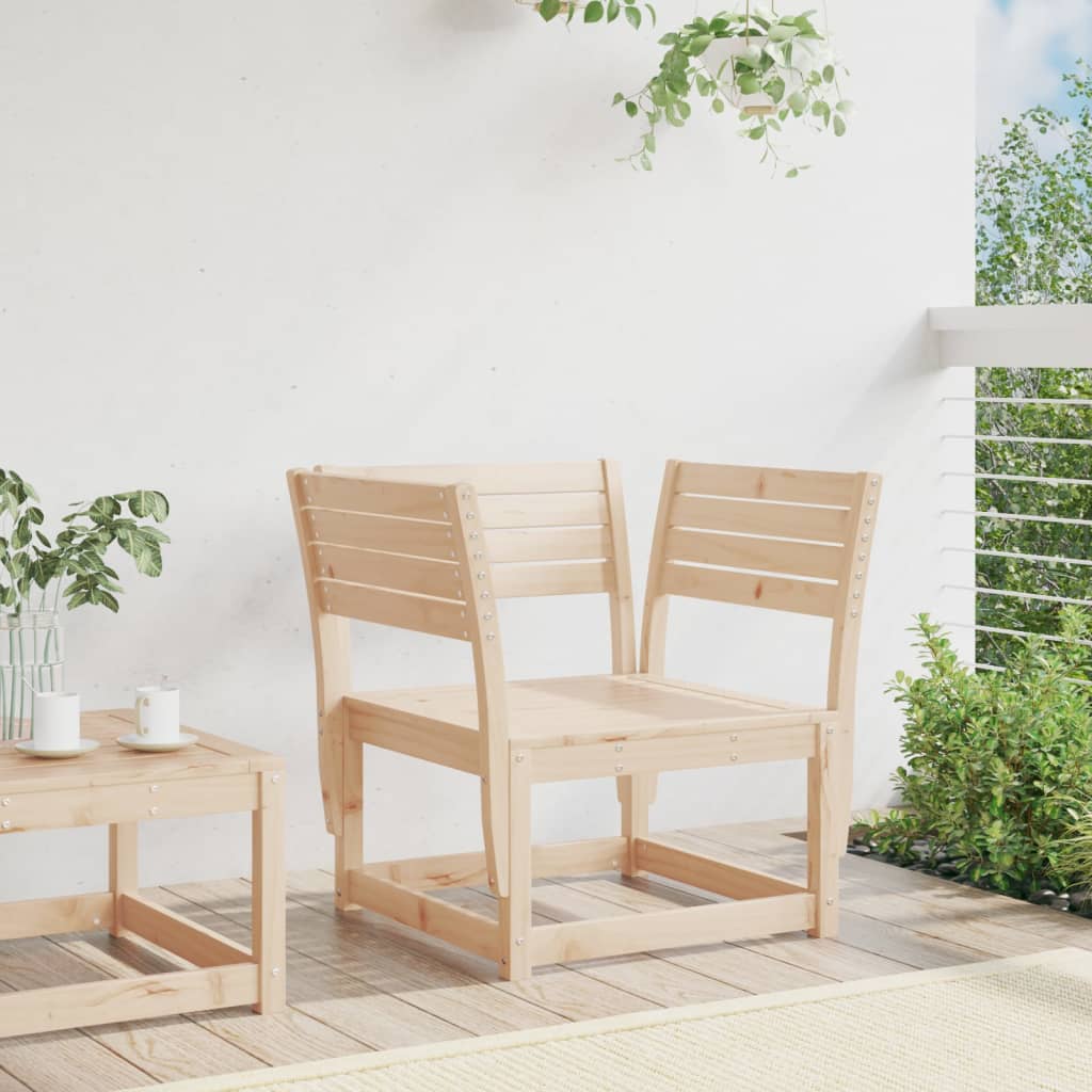 vidaXL Tuinstoel massief grenenhout afbeelding