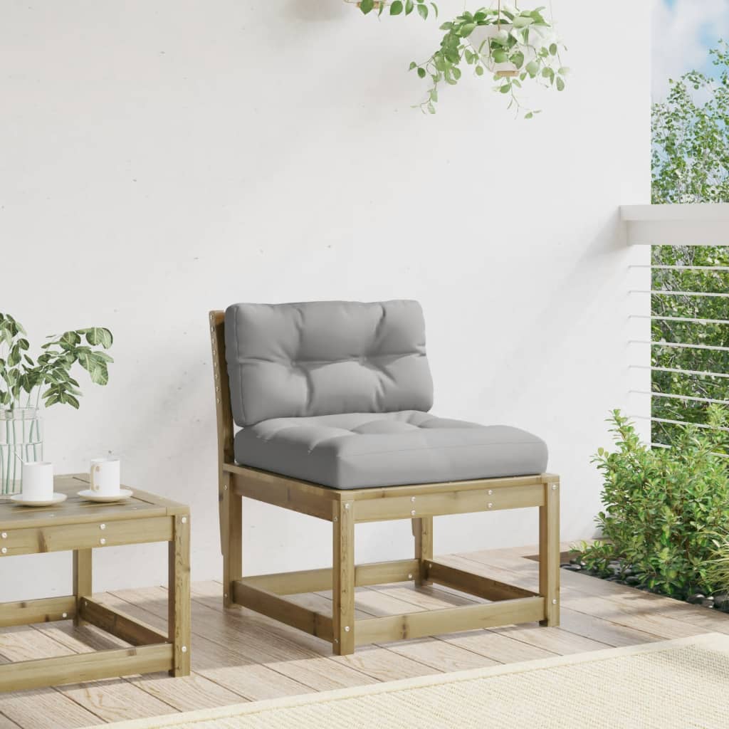 Thumbnail - vidaXL Gartensofa mit Kissen Kiefernholz Imprägniert
