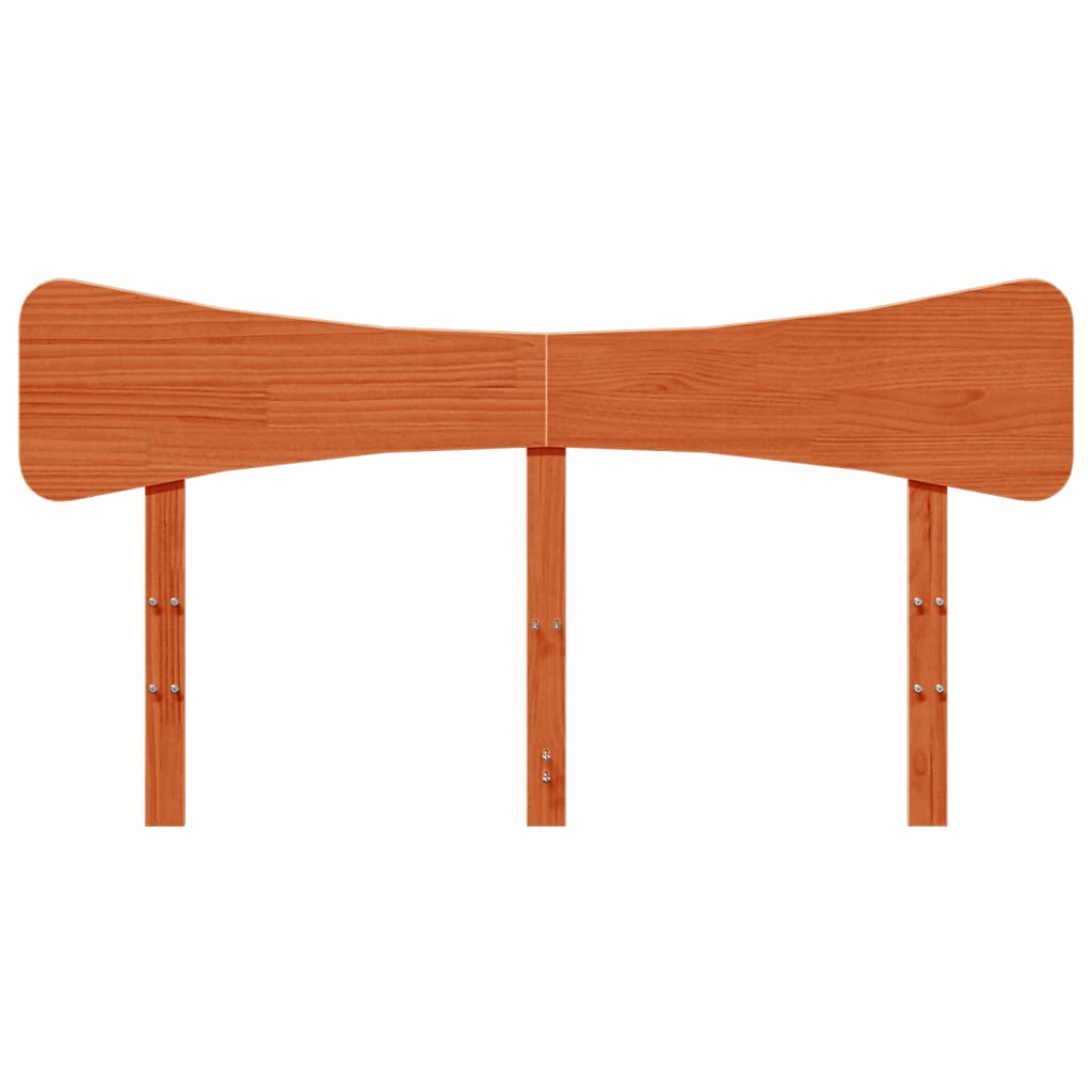 vidaXL Hoofdbord 160 cm massief grenenhout wasbruin bruin, foto 4