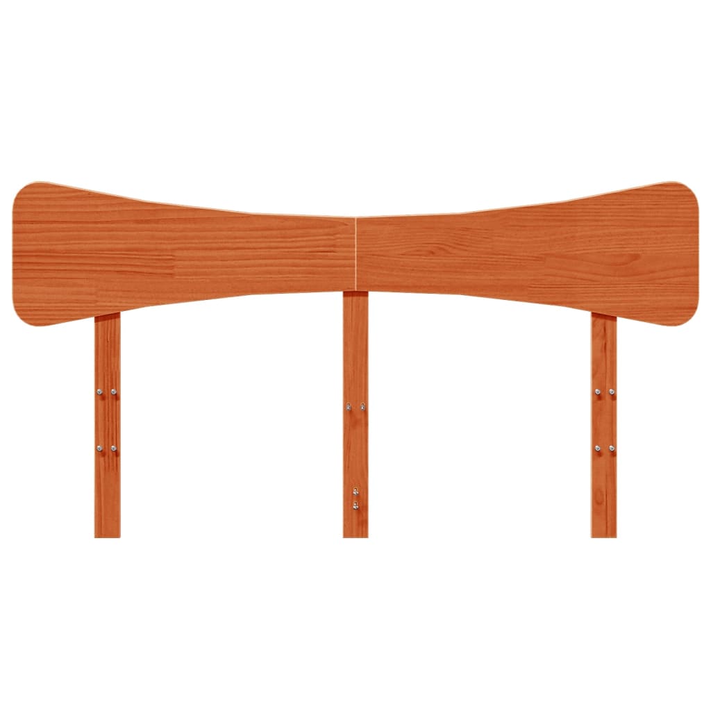 vidaXL Hoofdbord 150 cm massief grenenhout wasbruin bruin, foto 4