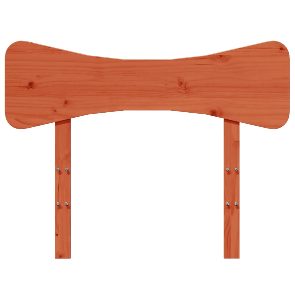 vidaXL Hoofdbord 100 cm massief grenenhout wasbruin bruin, foto 4