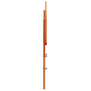 Čelo postele voskově hnědé 90 cm masivní borové dřevo - obrázek 5