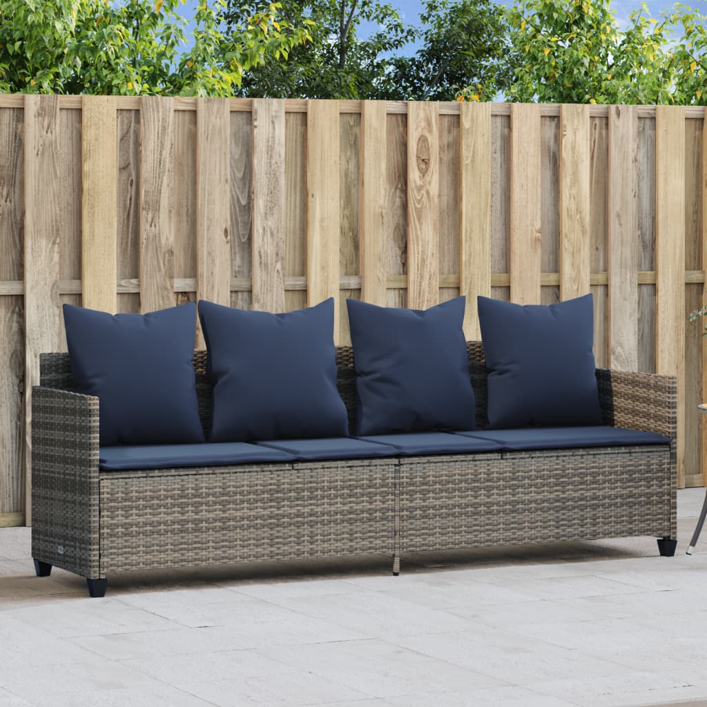 Sun Lounger Grey, Navy Blue