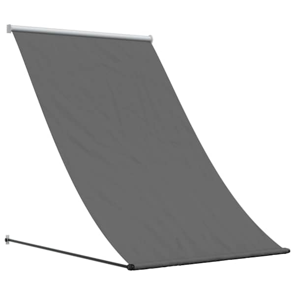 vidaXL sisset&otilde;mmatav varikatus, antratsiit, 150x150 cm, kangas/teras