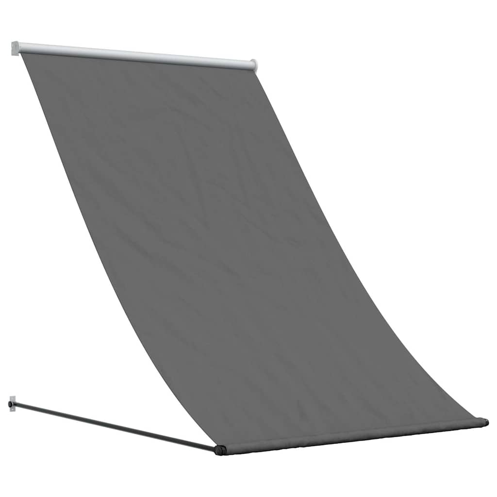 vidaXL Zaťahovacia markíza antracitová 150x150 cm látka a oceľ