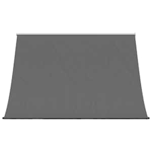 Zatahovací markýza antracitová 250 x 150 cm textil a ocel - obrázek 3