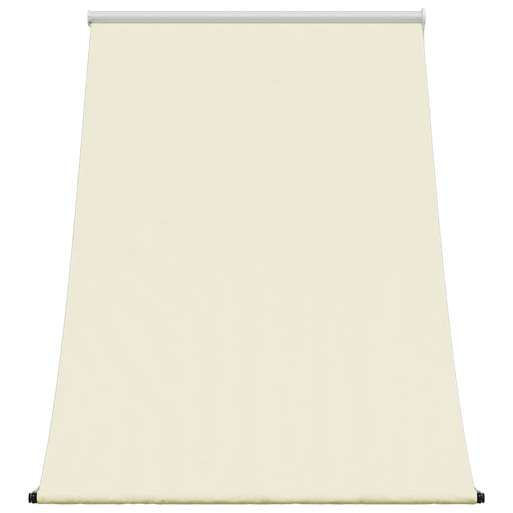 vidaXL krémszínű szövet és acél feltekerhető napellenző 150 x 150 cm