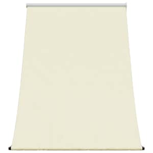 Zatahovací markýza krémová 150 x 150 cm textil a ocel - obrázek 3
