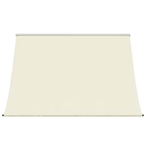 Zatahovací markýza krémová 200 x 150 cm textil a ocel - obrázek 3