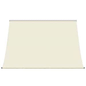 Zatahovací markýza krémová 250 x 150 cm textil a ocel - obrázek 3