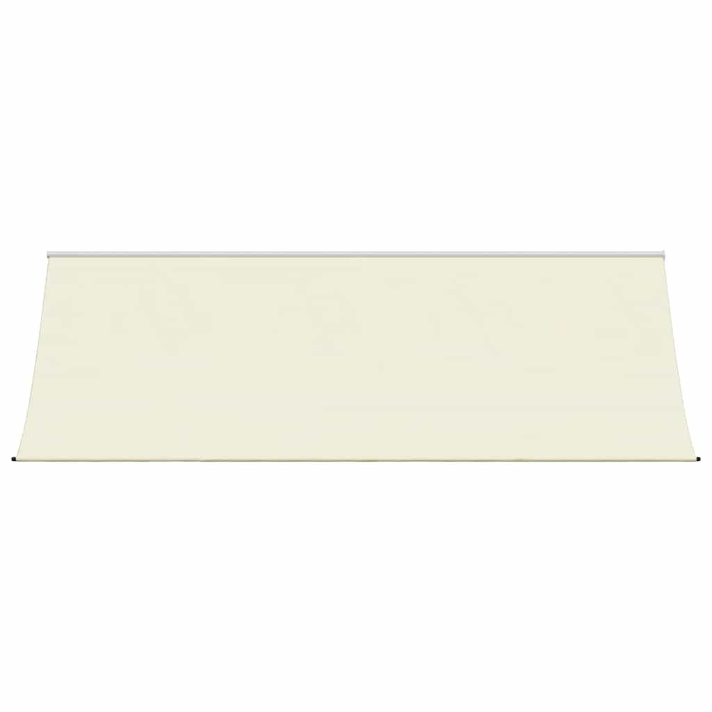 vidaXL Sisäänkelattava markiisi kerma 400x150 cm kangas ja teräs