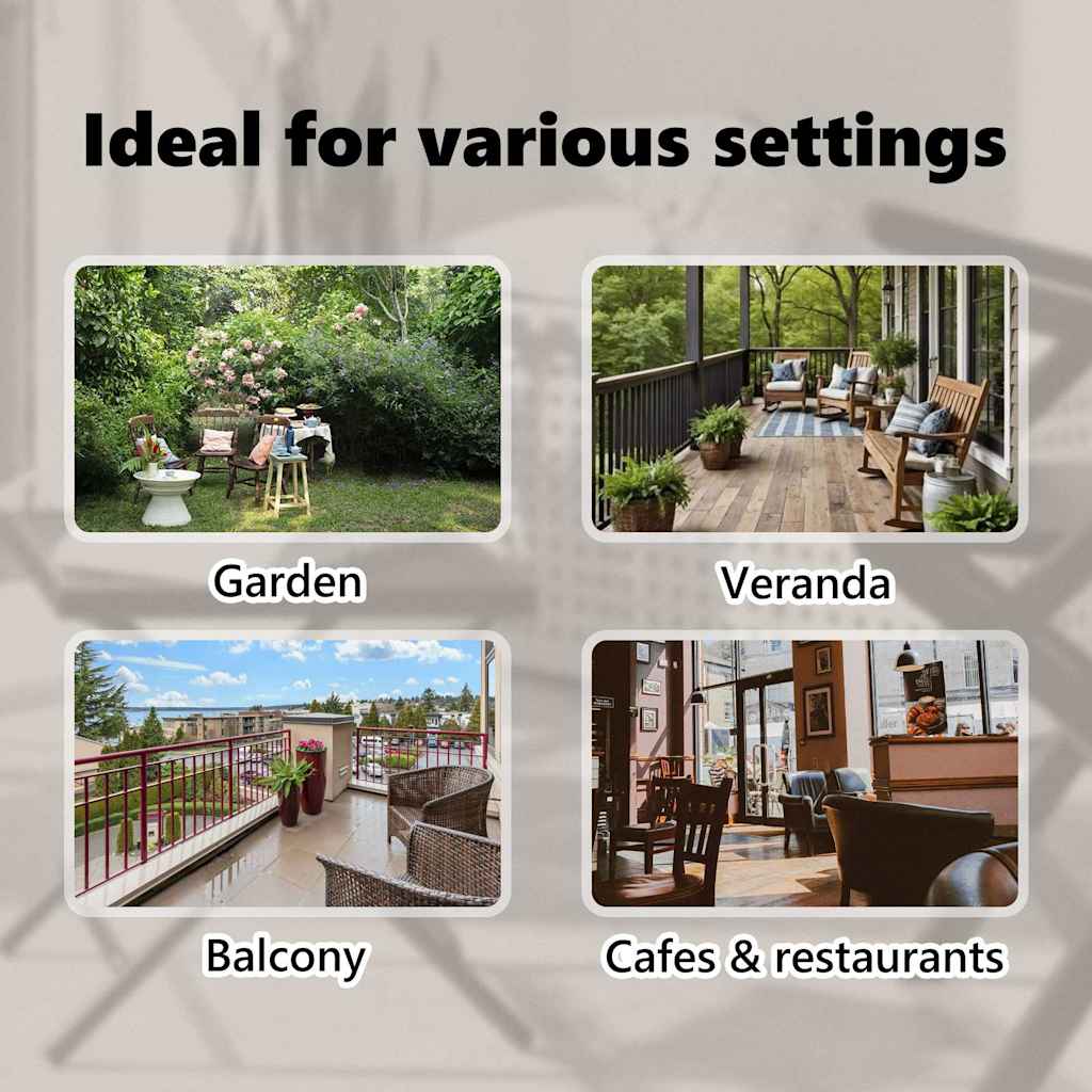 Rolgordijn voor buiten 150x270 cm stof en staal oranje en wit image 13