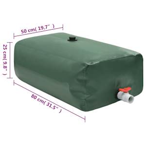 Nádrž na vodu s kohoutkem skládací 100 l PVC - obrázek 7