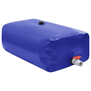 vidaXL kraaniga veepaak, kokkupandav, 100 l, PVC