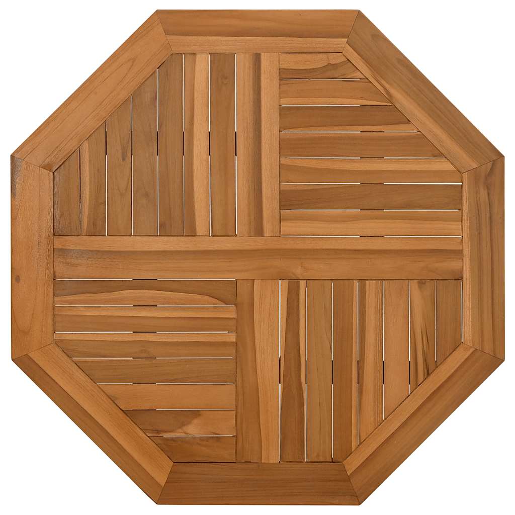vidaXL Stolní deska 60 x 60 x 2,5 cm osmihranná masivní teakové dřevo