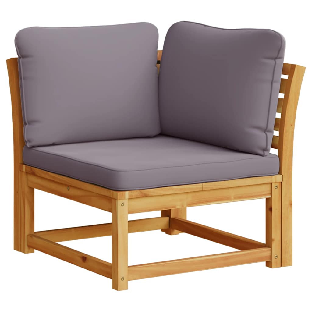 Thumbnail - vidaXL Gartensofa mit Kissen 2-Sitzer Massivholz Akazie