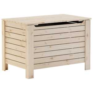 Úložný box s víkem RANA 80 x 49 x 54 cm masivní borové dřevo - obrázek 2