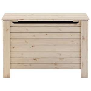 Úložný box s víkem RANA 80 x 49 x 54 cm masivní borové dřevo - obrázek 4