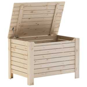 Úložný box s víkem RANA 80 x 49 x 54 cm masivní borové dřevo - obrázek 7