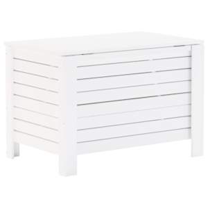 Úložný box na kolečkách RANA bílý 80 x 49 x 54 cm borové dřevo - obrázek 6
