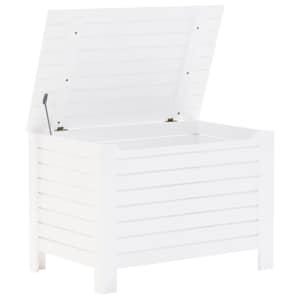 Úložný box na kolečkách RANA bílý 80 x 49 x 54 cm borové dřevo - obrázek 7