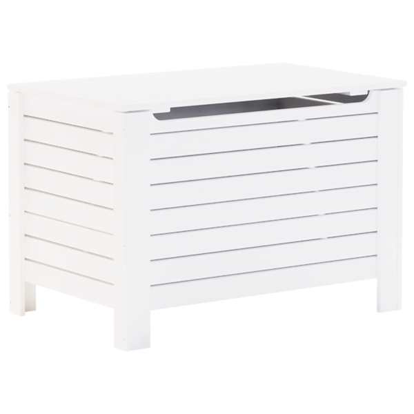 vidaXL kaanega hoiukast "RANA" valge, 100 x 49 x 54 cm, m&auml;nnipuit