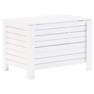 Úložný box na kolečkách RANA bílý 100x49x54 cm borové dřevo - obrázek 6