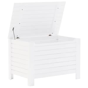 Úložný box na kolečkách RANA bílý 100x49x54 cm borové dřevo - obrázek 7