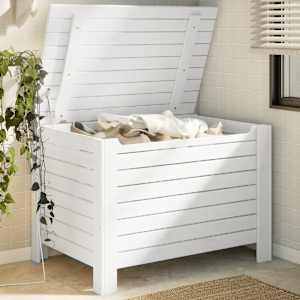 Škatla za shranjevanje s pokrovom RANA bela 100x49x54 cm